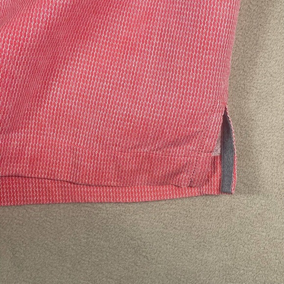 Tommy Bahama Mens L Short Sleeve Silk Shirt Pink Relaxed Fit Pocket 100% Silk - Picture 4 of 12